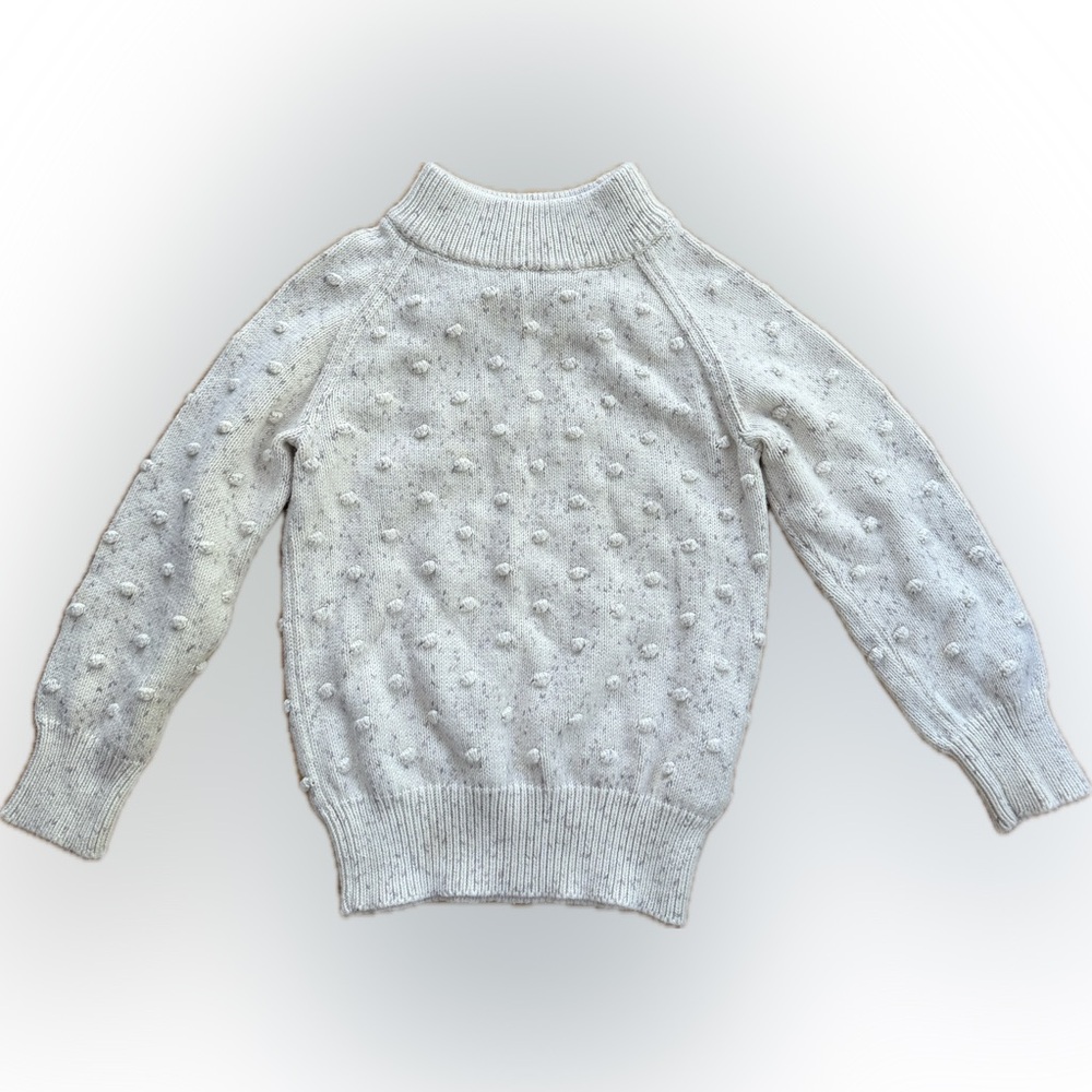 Jamie Kay Cream Knitted Turtleneck Sweater